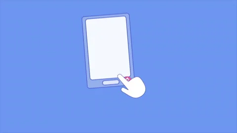 Mobile Banking Hand Click Main Button for Paying Online Store Stock Footage 219559519