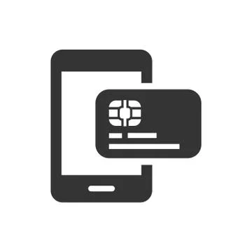 Mobile Banking Icon Illustrazione stock