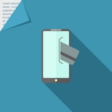 Mobile banking 스톡 일러스트