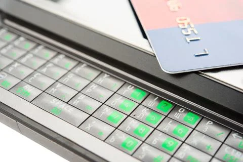 Mobile banking Foto stock