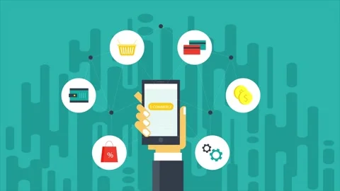 Mobile Banking Wallet App and Digital Financial Services Stock Footage 339343110