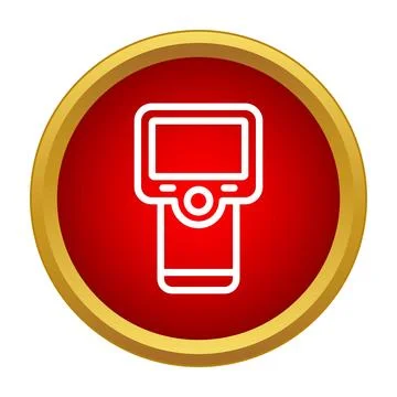 Mobile barcode scanner device for inventory tracking Stock-Illustration