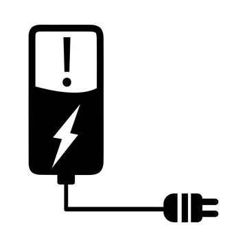 Mobile, battery, charging, mobile phone battery charging icon Stock Illustration