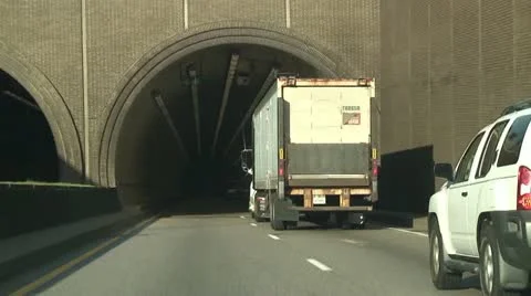 Mobile Bay Tunnel Video stock 12573738