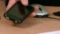 Mobile being placed on work desk HD Footage