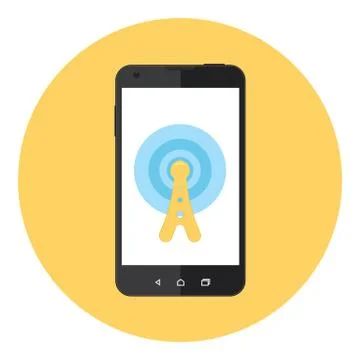 Mobile Broadband Stock Illustration