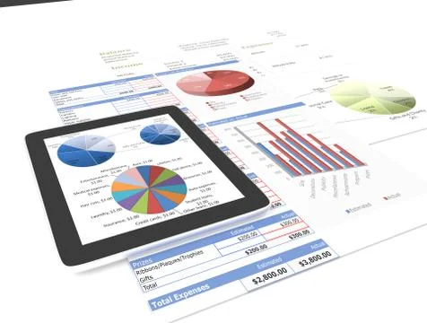 Mobile Business Foto stock