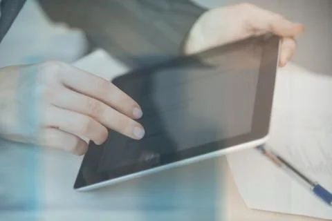 Mobile business Stock Photos