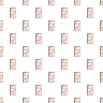 Mobile calendar app showing schedule planning pattern Illustration
