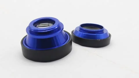Mobile camera lens on white background Stock Footage 141261648