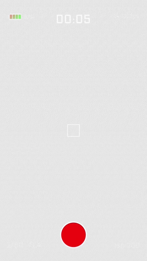 Mobile Camera Recording UI with HUD Elements on Transparent Background and Alpha Stock Footage 310371128