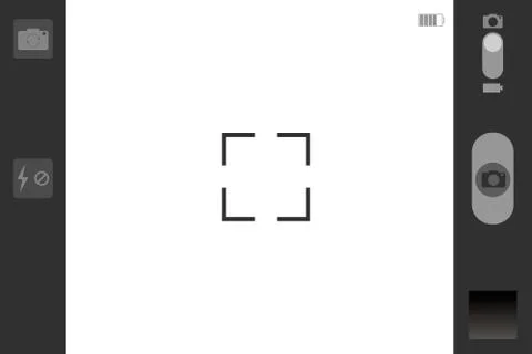 Mobile camera viewfinder イラスト素材