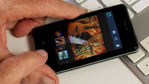 Mobile cell phone 5 Stock Footage 108978567