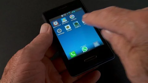 Mobile cell phone 7 Stock Footage 108979220