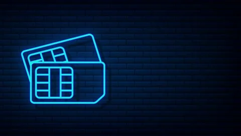 Mobile Cellular Phone Sim Card Chip. Mobile Cellular Phone Sim Card Chip. Stock Footage 158828751