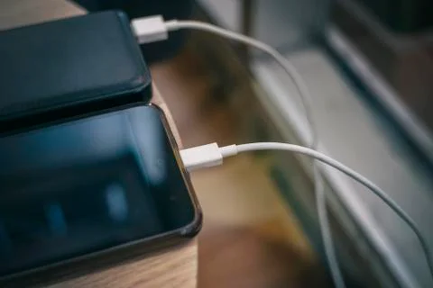 Mobile charger Stock Photos
