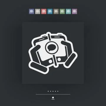 Mobile chat concept Stock Illustration