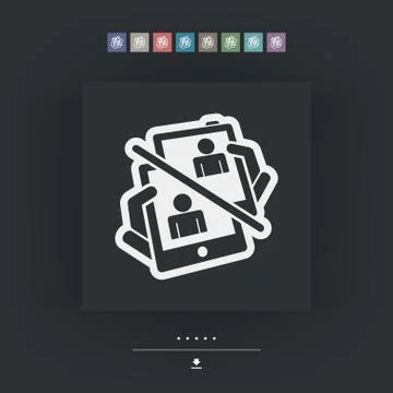 Mobile chat icon Иллюстрация