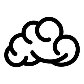 Mobile cloud icon, simple black style 스톡 일러스트