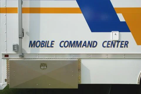 Mobile command center Stock Photos