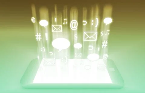Mobile commerce Stock Illustration