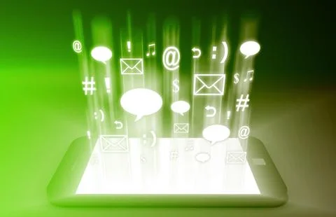 Mobile commerce Stock Illustration