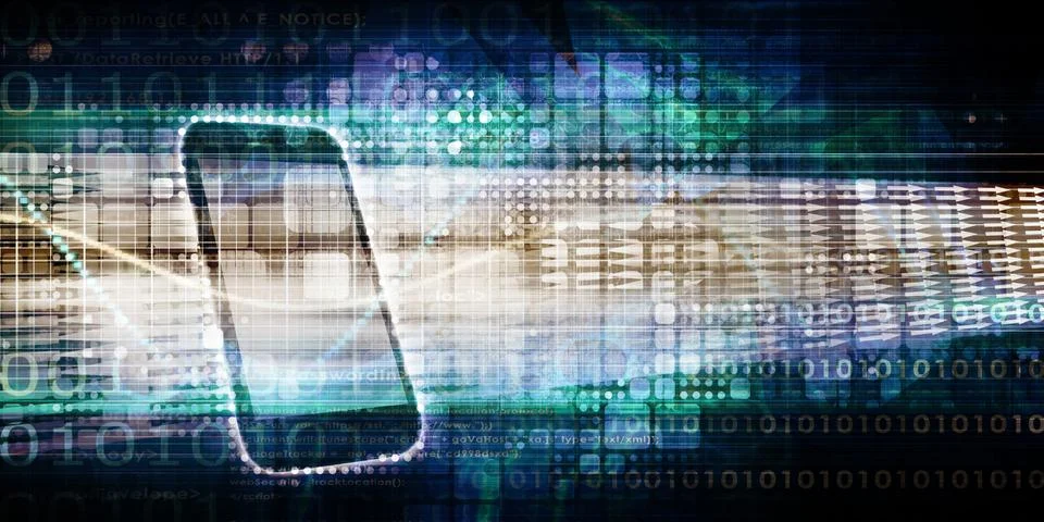 Mobile Commerce 스톡 일러스트