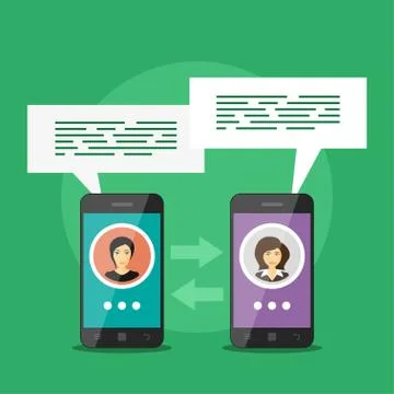 Mobile communication concept Stock Illustration