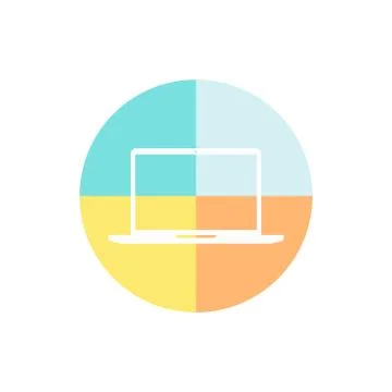 Mobile computer device Illustrazione stock