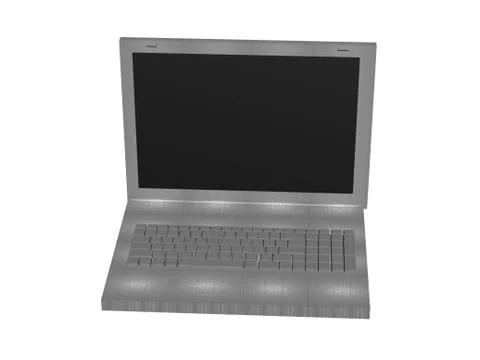 Mobile computer with LCD screen 스톡 일러스트