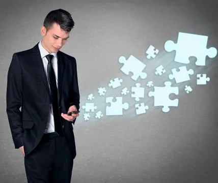 Mobile concept Stock Photos