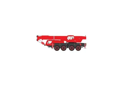 Mobile crane Stock-Illustration
