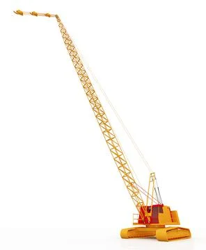 Mobile crane Stock Illustration