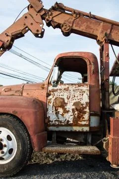 Mobile crane Stock Photos