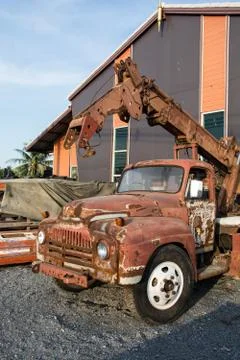 Mobile crane 스톡 사진