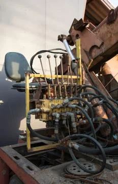 Mobile crane Stock Photos