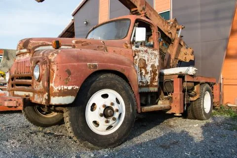 Mobile crane Foto stock