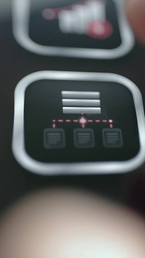 Mobile Dashboard Tile Showing Detailed Report And Data Panel 4K Stock Footage 341858912