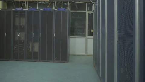 Mobile data center server room india Stock Footage 220178219