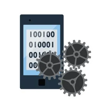 Mobile Development Icon Stock Illustration