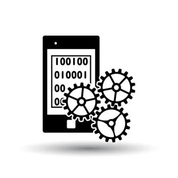Mobile Development Icon 스톡 일러스트