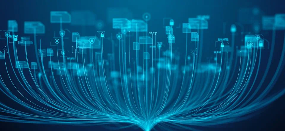 Mobile device coding for cybersecurity using cloud computing big data network イラスト素材