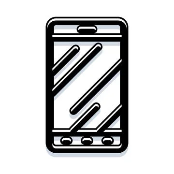 Mobile device communicating technology and wireless connectivity Stock Illustration