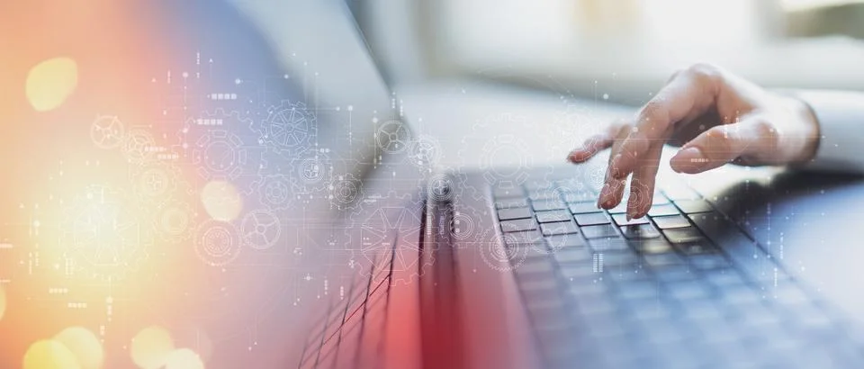 Mobile Device Integration with Digital Automation and System Optimization Pro Stock Photos