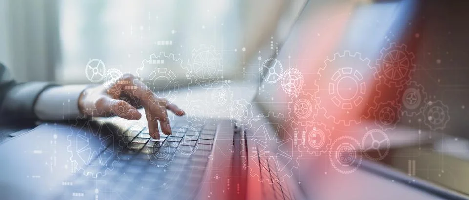 Mobile Device Integration with Digital Automation and System Optimization Pro Stock Photos
