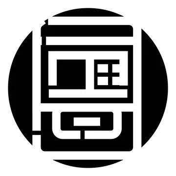 Mobile device interface icon for digital communication Illustrazione stock