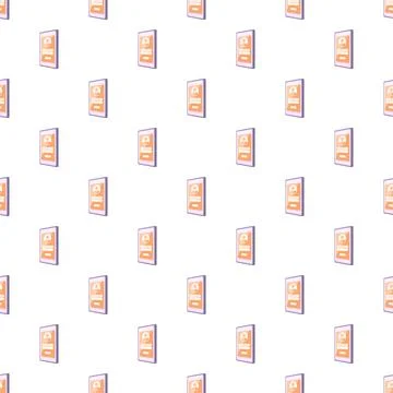 Mobile device login screen pattern for digital security 스톡 일러스트