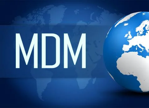 Mobile device management Stock Illustration