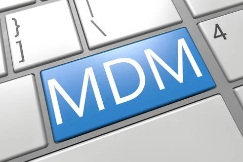 Mobile device management Stock Illustration