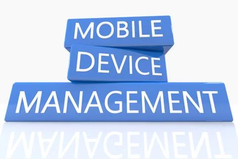 Mobile device management Stock Illustration